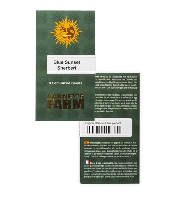 Blue Sunset Sherbert fem (Barney's Farm) семена конопли — изображение 2