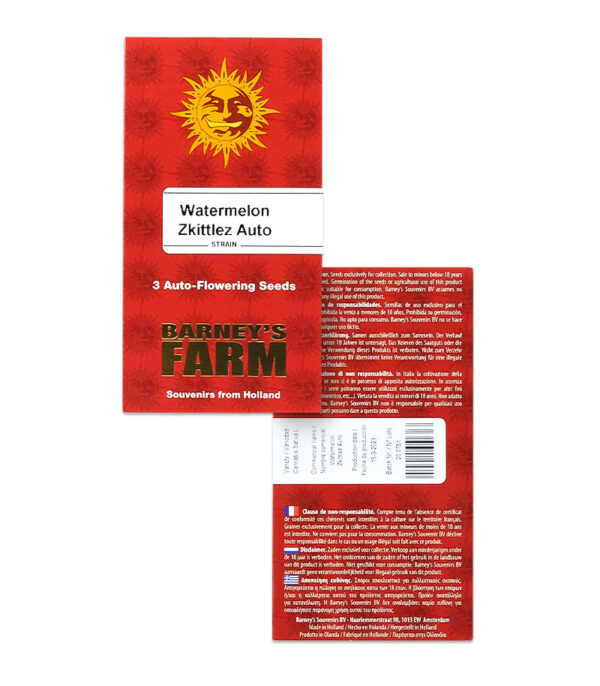 Watermelon Zkittlez Auto fem (Barney's Farm) семена конопли — изображение 2